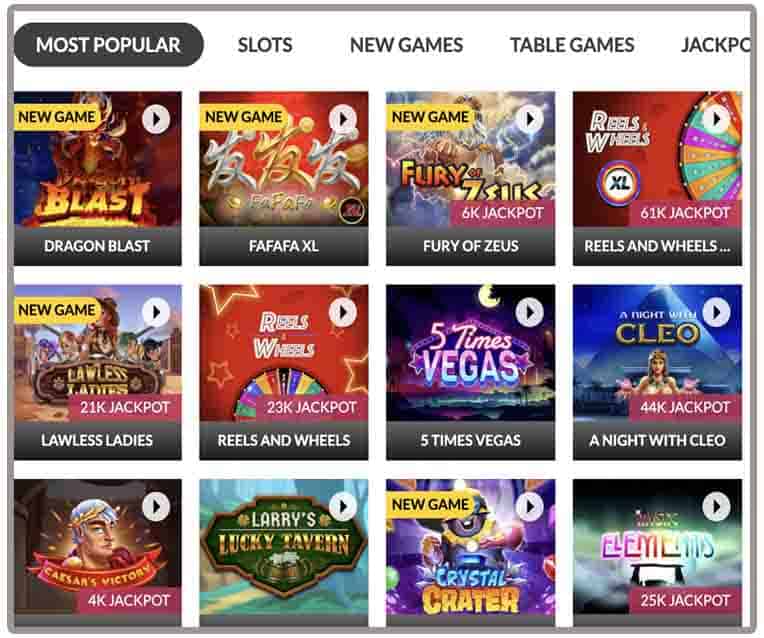 SlotsLV Casino Games